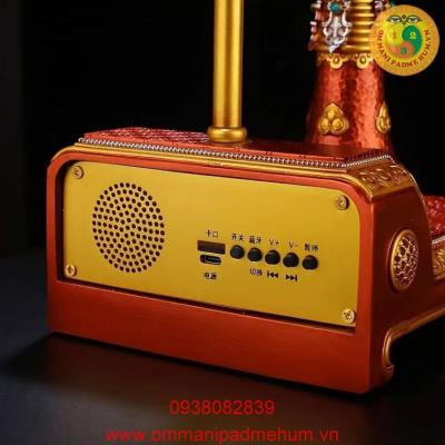 Kinh luân nhạc Om Mani Padme Hum chạy bằng điện và pin